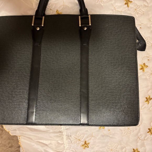 81336 Lv Black Taiga Porte Briefcase - Picture 3 of 4